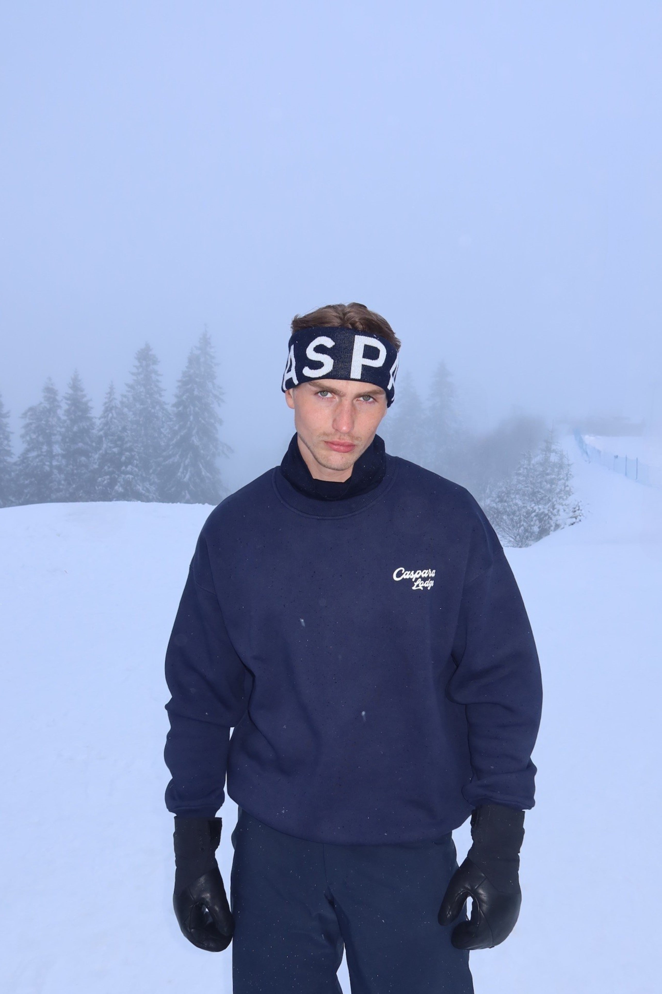 SKI Headband - Navy